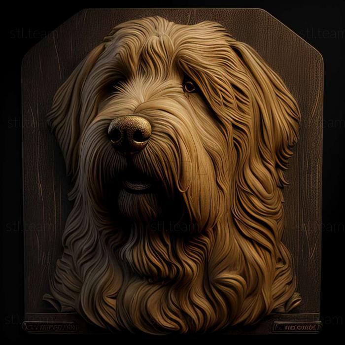 3D model Grunendal dog breed dog (STL)